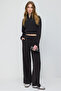 Soft Textured Half Zipper Detailed Sweatshirt - 5