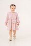 Flower Pattern Girl's Dress with Bolero - 2