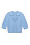 Unisex Children's 100% Cotton Cat Embroidered Winter Cardigan -Light Blue (3-4 Years 8-9 Years) - 6