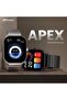 Apex Smart Watch 2.04 Inch Amoled Screen Bluetooth 5.3 Calling Feature Sports Tracking Silver - 4