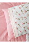 Floral Patterned Baby Diaper Set with Blanket - Cushion, Baby Pillow, Newborn, Crib - 7