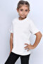 Children's Basic T-Shirt Black-White Pack of 2 Circular Neck D40 - 2