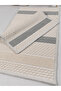 Set of 2 Natural Cotton Bath Mat - Washable Rugs, 60X100-50X60Cm, Beige 7021 - 2