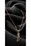 Couple Love Necklace with Hugs (Steel) - 2