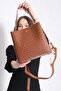 Women's Print Patterned Hand and Shoulder Bag-Rc2117 - 2