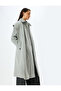 Buttoned Pocket Long Cashmere Scarf Coat - 2