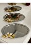 20*25 cm Steel Oval 3 Pcs Large Flower Service and Presentation Table