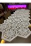 New Luxury Runner Living Room Coffee Table Tablecloth Living Room Set 5 Pieces (White)2025 - 6