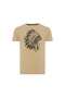 Tead Men's Brown T-Shirt Men's T-Shirt Rftead22