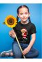 Cute Teddy Bear Printed Merry Chirstmas New Year Santa Claus Regular Fit 100% Cotton Kids Black T-Shirt