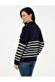 Navy Blue Comfort Fit Polo Neck Sweater 50300147-Vr033 - 5