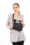 Women's Black Shoulder Bag - 6