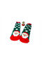 Christmas Gift New Year's Gift Socks Santa Cozy Santa Claus Patterned Christmas Stocking - 3