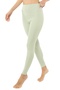 Hyperade High Waist Gathering Women's Sports Leggings Mint - 6
