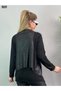 Women's Zipper Detailed Asymmetrical Cut Stylish Blouse - 7