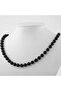 Nuummite 8 Mm - Knotted Natural Stone Necklace - 3