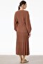 Cocoa Rayon Bat Sleeve Skirt Suit - 4
