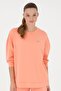 Crew Neck Stylish Design Sweatshirt with Buttons on the Sides