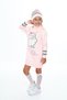 Girl's Dress Bunny Embroidered Beret and Neck Collar 3 Piece Set - 8