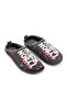 Men's Black Wool Felt Non-Slip Quiet Sole Very Lightweight Soft Winter House Slippers - 2