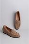 Select 0011 genuine leather wedge heel shoes (heel height: 3.5 cm) mink suede - 7