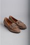 Seç 09 Genuine Leather Padded Heel Women's Shoes (Heel Height:3.5Cm) Mink Suede