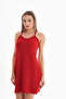 Women's Rope Strap Dress Full Lycra Crepe - 6