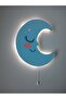 Decorative Wooden Printed Sleeping Moon Children's Room Night Light 28*32 - 3