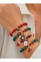 New Year's Christmas Bracelet 4 Pieces - 3