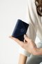Genuine Leather Unisex Accordion Card Holder, Business Card Holder