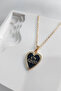 Women's Enamel I'M Good Written Necklace, Heart Necklace - 2