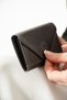 Genuine Leather Unisex Accordion Card Holder, Business Card Holder - 5