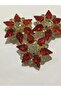 Stone Button Big Star Model Set of 3 Red - 8