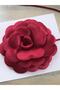 Necklace /choker Necklace/laced Satin Rose Necklace (BORDO) - 5