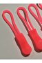 Zipper Gloves Set of 10 Neon Pink - 7