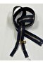 Coat Coat Cap Zipper Metallic Appearance Plastic 100-110 Cm Navy Blue/gold