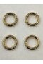 Bag Ring Round Spring Clip 2 Cm Set of 4