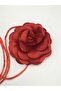 Rose Necklace/satin Flower Necklace - 3