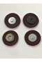 Leather Bag Set of 2 with Snap Magnet