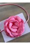 Necklace/choker Necklace/laced Satin Rose Necklace (CANDY PINK) - 7