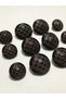 Blazer Jacket Button Pyramid Pattern Set Brown Color