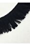 Cotton Tassel Fringe 3 Cm Black 3 Meters - 2