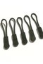 Zipper Handle Rope Set of 10 Khaki Green - 2