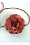 Necklace/choker Necklace/laced Satin Rose Necklace (CARCIN) - 2