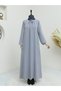 Modest Dresses - Gray - Basic