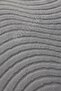 Modern Dama Designed Gray Color Washable Non-Slip Cut-Off Carpet Runner 100X120 - 4