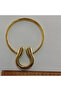 Metal Gold Yellow Bag Handle. It's the Price of the Pair. Wire Thickness 5.5 cm Inner Diameter 9.5 cm - 3