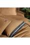 Single Loamy 100% Cotton Double Sided Duvet Cover Set - Tan - 5