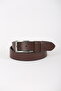 Brown Leather Children's Belt 3 cm - 4
