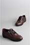 Select 8568 genuine leather comfort women's shoe coffee - 2